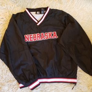 Vintage Nebraska Huskers Pullover Jacket